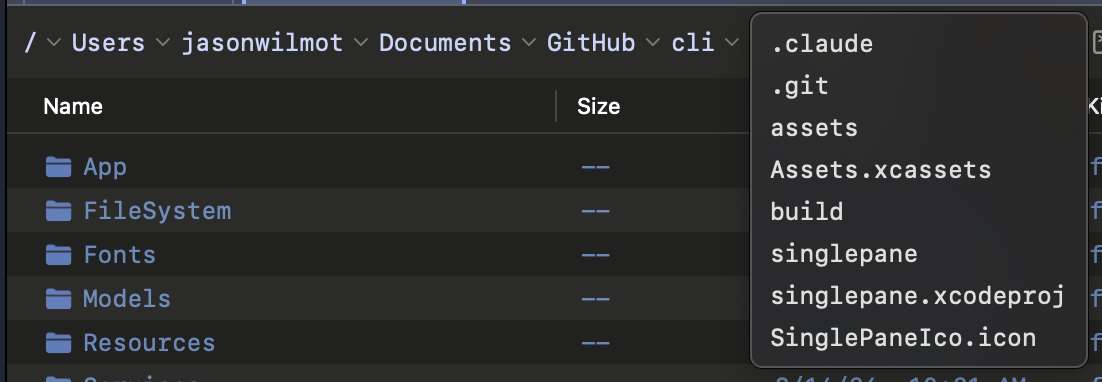 Breadcrumb Navigation
